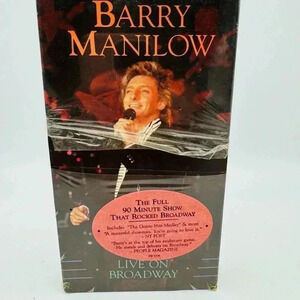 Barry Manilow Live on Broadway VHS Movie Tape
